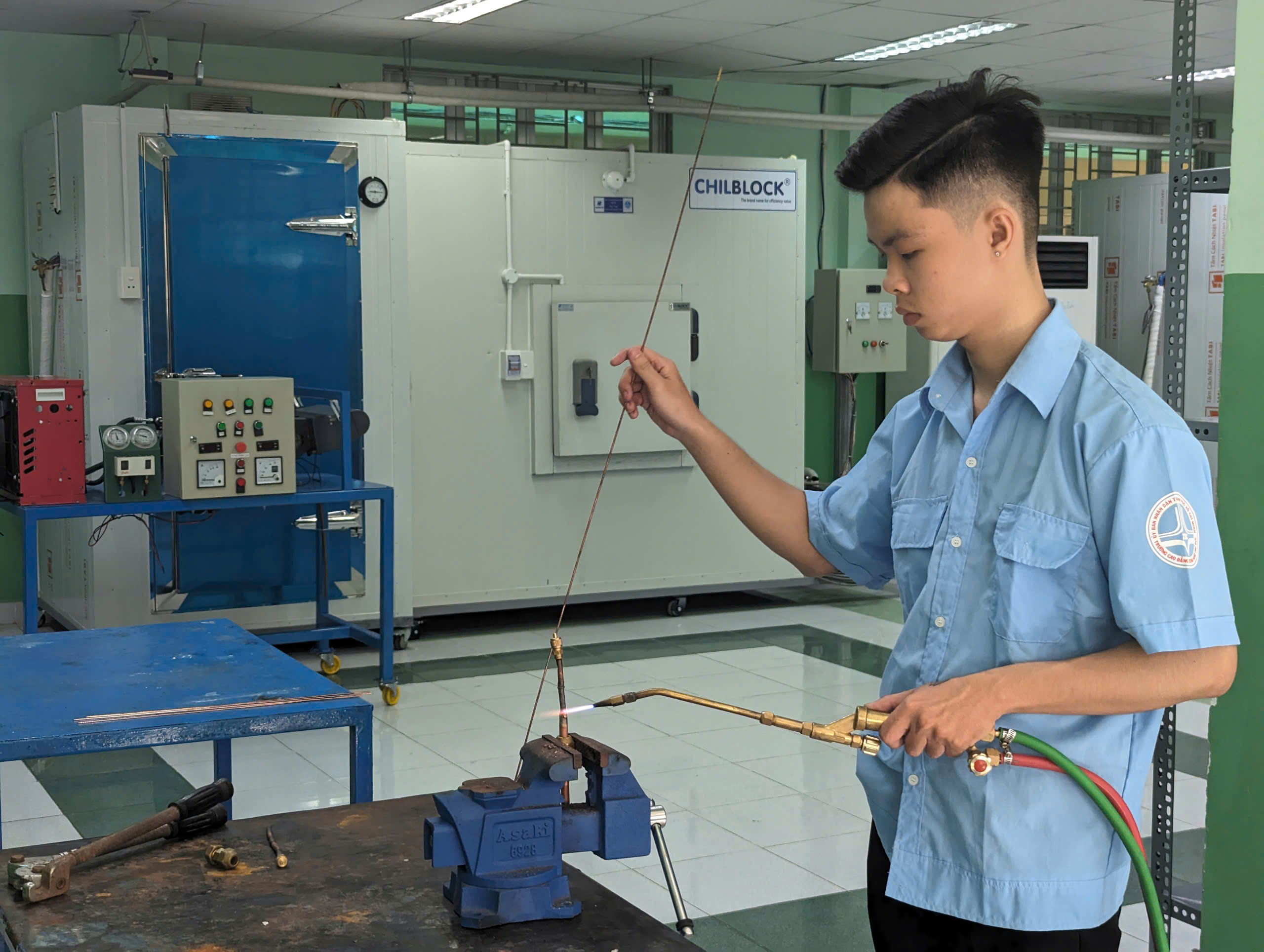 Phòng thực hành máy lạnh - và kho lạnh